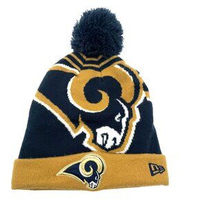 Los Angeles Rams New Era Knit Beanie With Pom